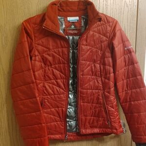 Columbia Women's Rust Red Quilted Puffer Jacket